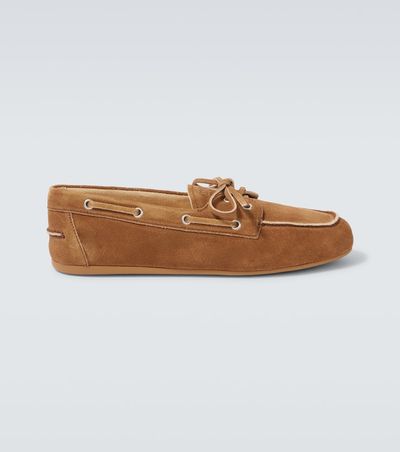 Miu Miu Miu Miu Suede boat shoes