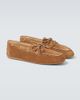 Miu Miu Miu Miu Suede boat shoes - 5