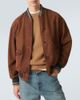 Miu Miu Miu Miu Suede bomber jacket - 5