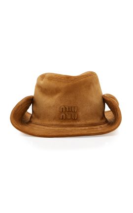 Miu Miu Miu Miu Suede Bucket Hat