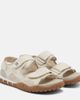 Miu Miu Miu Miu Tyre leather-trimmed sandals - 1