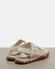 Miu Miu Miu Miu Tyre leather-trimmed sandals - 3