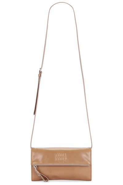 Miu Miu Miu Miu Vitello Shine Crossbody Bag