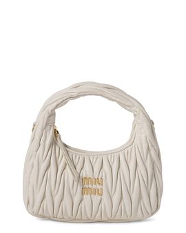 Miu Miu Miu Miu Wander Matelasse Nappa Leather Hobo Bag