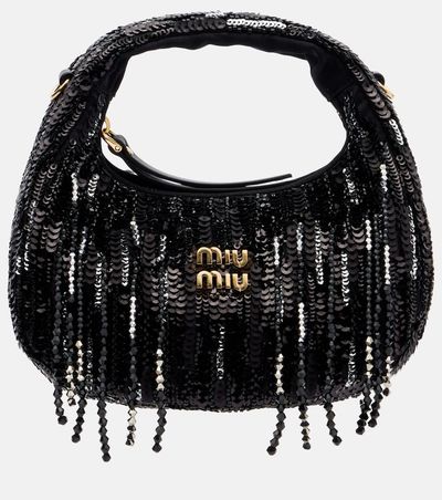 Miu Miu Miu Miu Wander Mini embellished top-handle bag