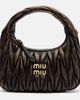Miu Miu Miu Miu Wander Small matelassé leather tote bag - 1