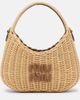 Miu Miu Miu Miu Wander wicker top-handle bag - 1