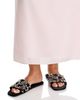 Miu Miu Miu Miu Women's Embellished Silk Slide Sandals - 2