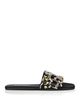 Miu Miu Miu Miu Women's Embellished Silk Slide Sandals - 3