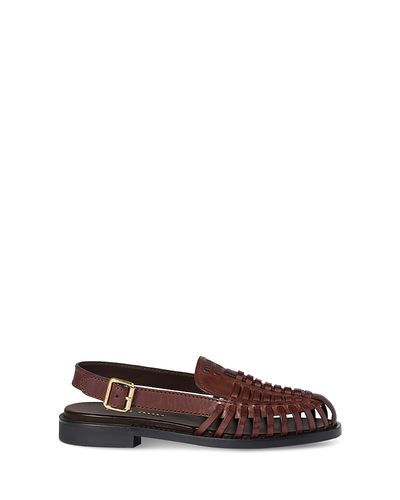 Miu Miu Miu Miu Women's Huarache Slingback Flats