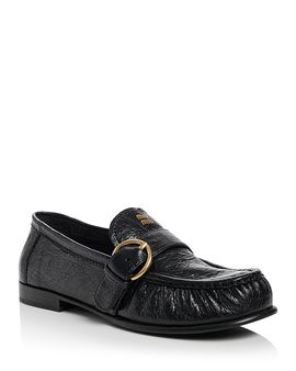 Miu Miu Miu Miu Women's Logo Mocassin Loafers