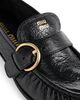 Miu Miu Miu Miu Women's Logo Mocassin Loafers - 5