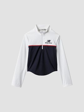 Miu Miu Miu Miu Women's New Balance x Miu Miu with Coco Gauff Stretch Technical Jersey Top