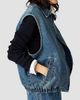 Miu Miu Miu Miu Women's Washed Denim Vest - 4