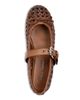 Miu Miu Miu Miu Women's Woven Leather Mary Jane Ballerina Flats - 4