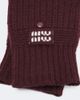 Miu Miu Miu Miu Wool and cashmere mittens - 2