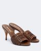 Miu Miu Miu Miu Woven leather mules - 1