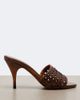 Miu Miu Miu Miu Woven leather mules - 5