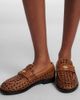 Miu Miu Miu Miu Woven leather penny loafers - 2