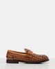 Miu Miu Miu Miu Woven leather penny loafers - 5