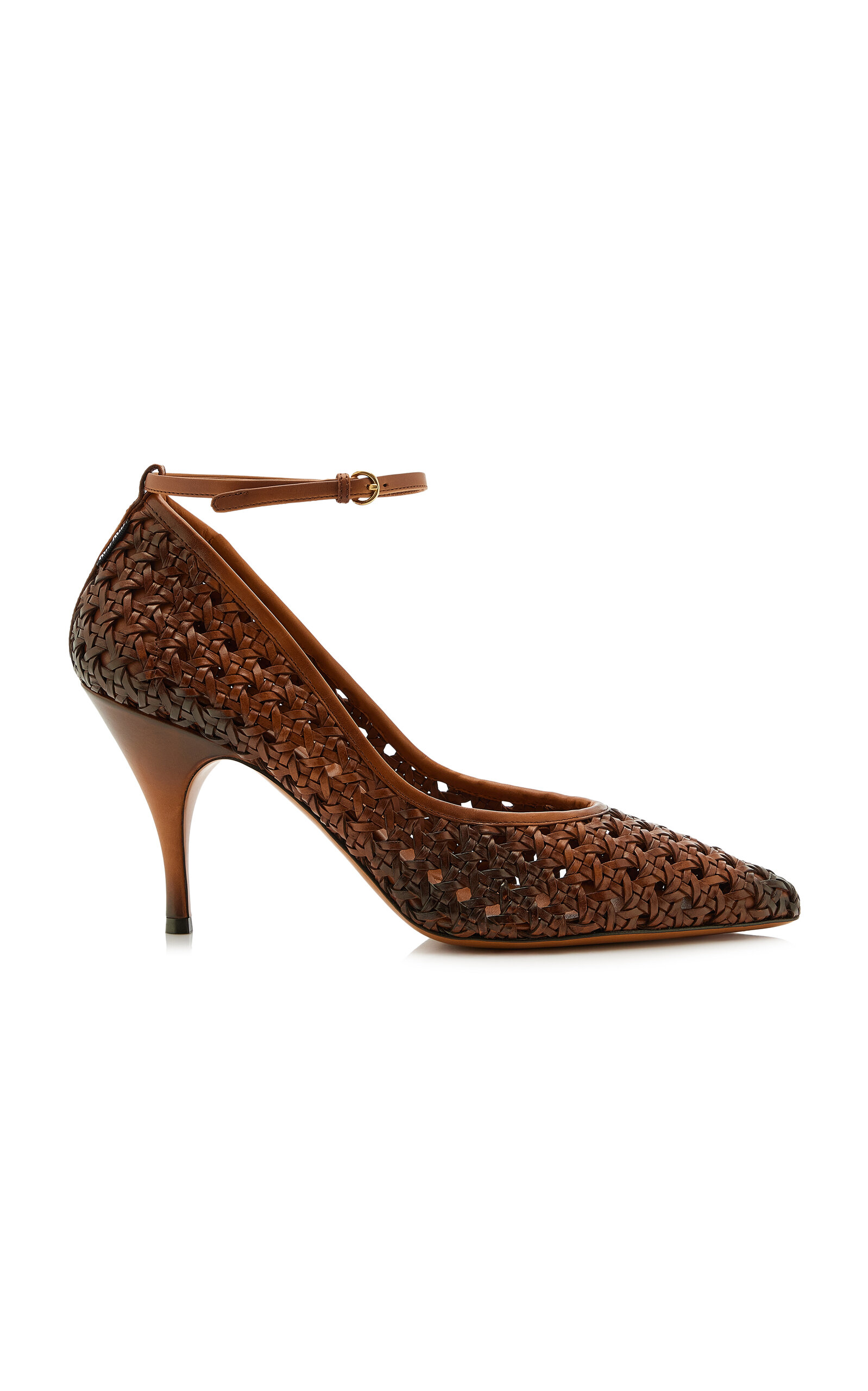 Miu Miu Miu Miu Woven Leather Pumps
