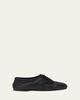 Miu Miu Nappa Leather Low-Top Sneakers - 1