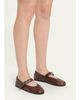 Miu Miu Nappa Leather Mary Jane Buckle Ballerina Flats - 2