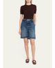 Miu Miu Nappa Leather Mary Jane Buckle Ballerina Flats - 3