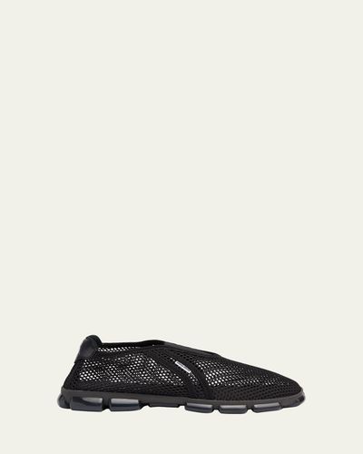 Miu Miu Rete Mesh Slip-On Shoes