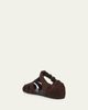 Miu Miu Ruched Suede Fisherman Sandals - 2
