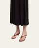 Miu Miu Satin Kitten-Heel Thong Sandals - 2