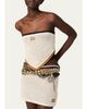 Miu Miu Strapless Crochet Knit Bandana Top - 4