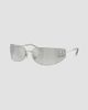 Miu Miu Women's 75MM Rimless Wrap Sunglasses - 1