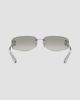 Miu Miu Women's 75MM Rimless Wrap Sunglasses - 3