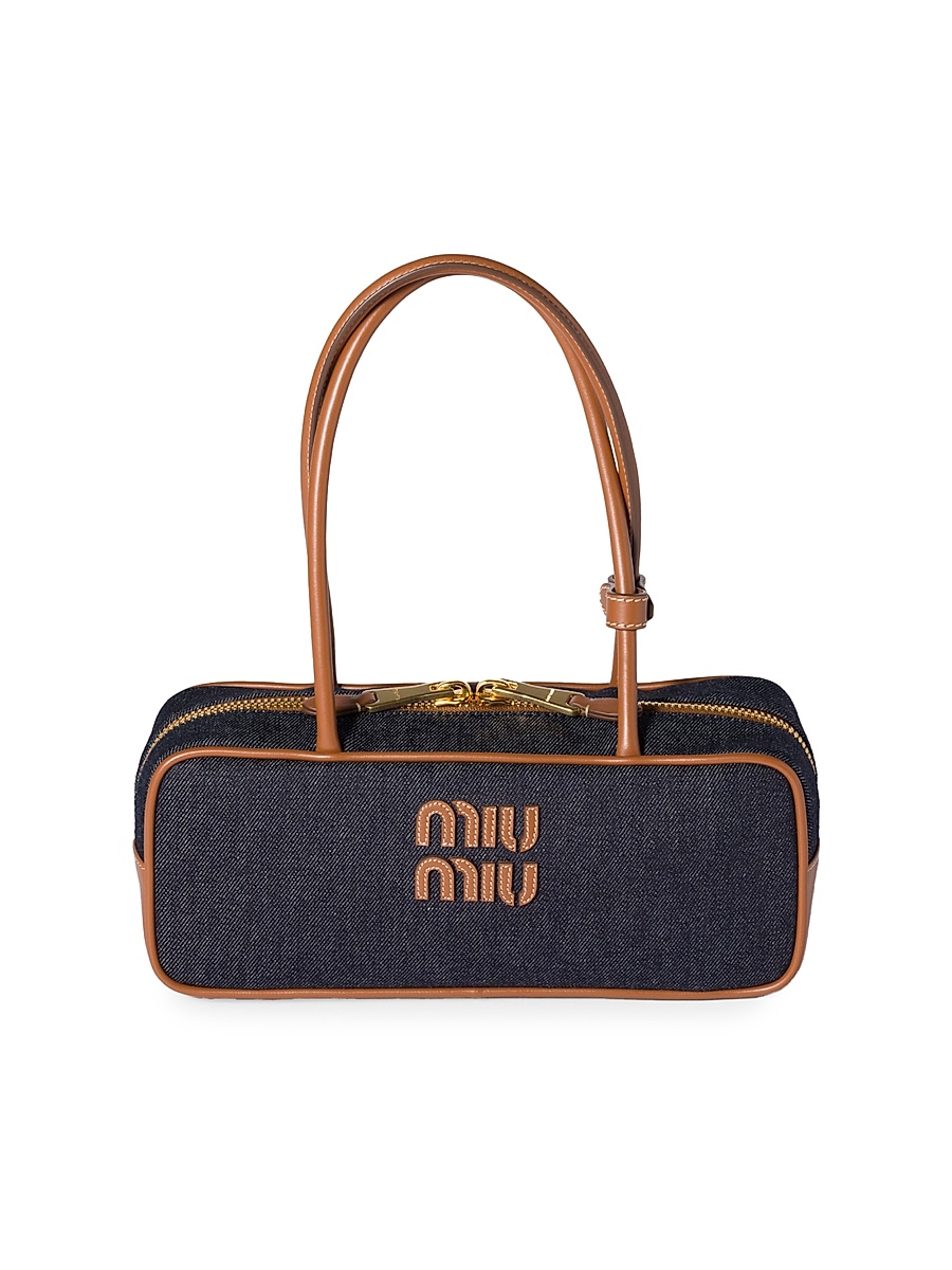 Miu Miu - Women's Beau Denim Top Handle Bag