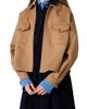 Miu Miu Women's Bonded Camel Hair Blouson Jacket - 2