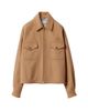 Miu Miu Women's Bonded Camel Hair Blouson Jacket - 7