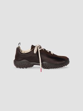 Miu Miu Women's Bubble Technical Fabric and Suede Sneakers