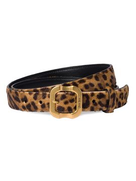 Miu Miu Women's Calf Hair Leather Belt