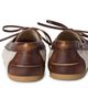Miu Miu Women's Canvas and Bleached Leather Boat Shoes - 3