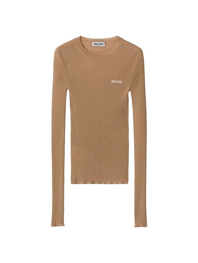 Miu Miu Women's Cashmere and Silk Sweater