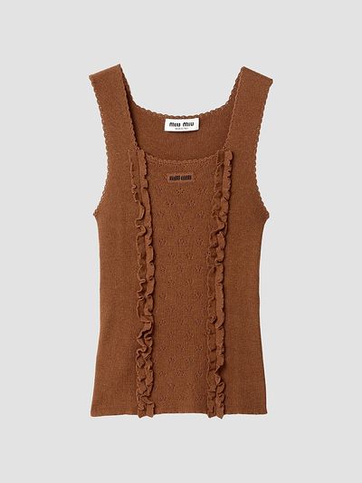 Miu Miu Women's Cashmere and Silk Top