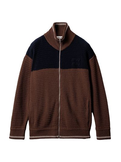 Miu Miu Women's Cashmere Zipper Cardigan