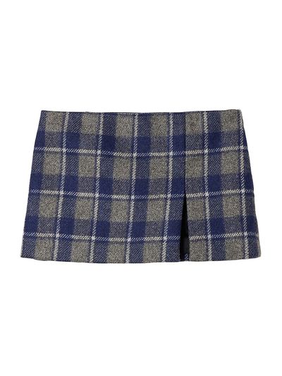 Miu Miu Women's Checked Miniskirt