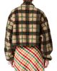 Miu Miu Women's Checked Teddy Jacket with Zipper - 3
