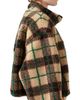 Miu Miu Women's Checked Teddy Jacket with Zipper - 4