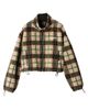 Miu Miu Women's Checked Teddy Jacket with Zipper - 7