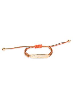 Miu Miu Women's Cotton and Metal Bracelet