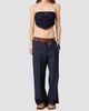 Miu Miu Women's Cotton and Suede Bandana Top - 2