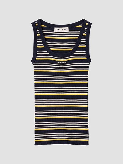 Miu Miu Women's Cotton Tank Top